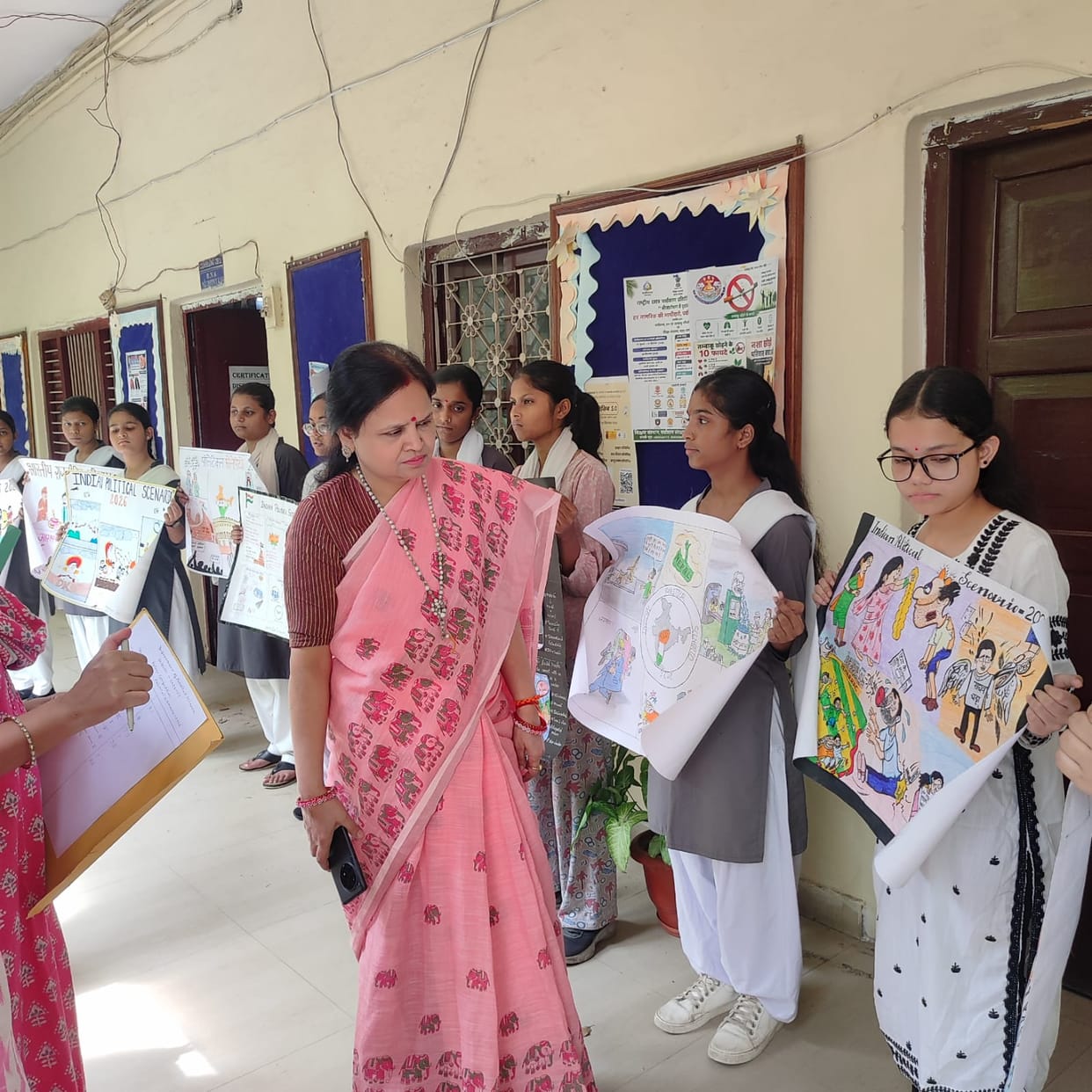 Aditi tops in essay and speech.