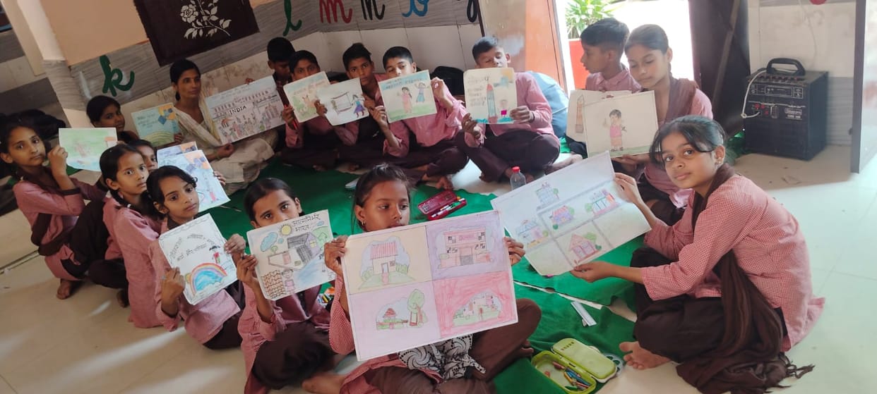 Drawing competition held at PM SHRI Primary School