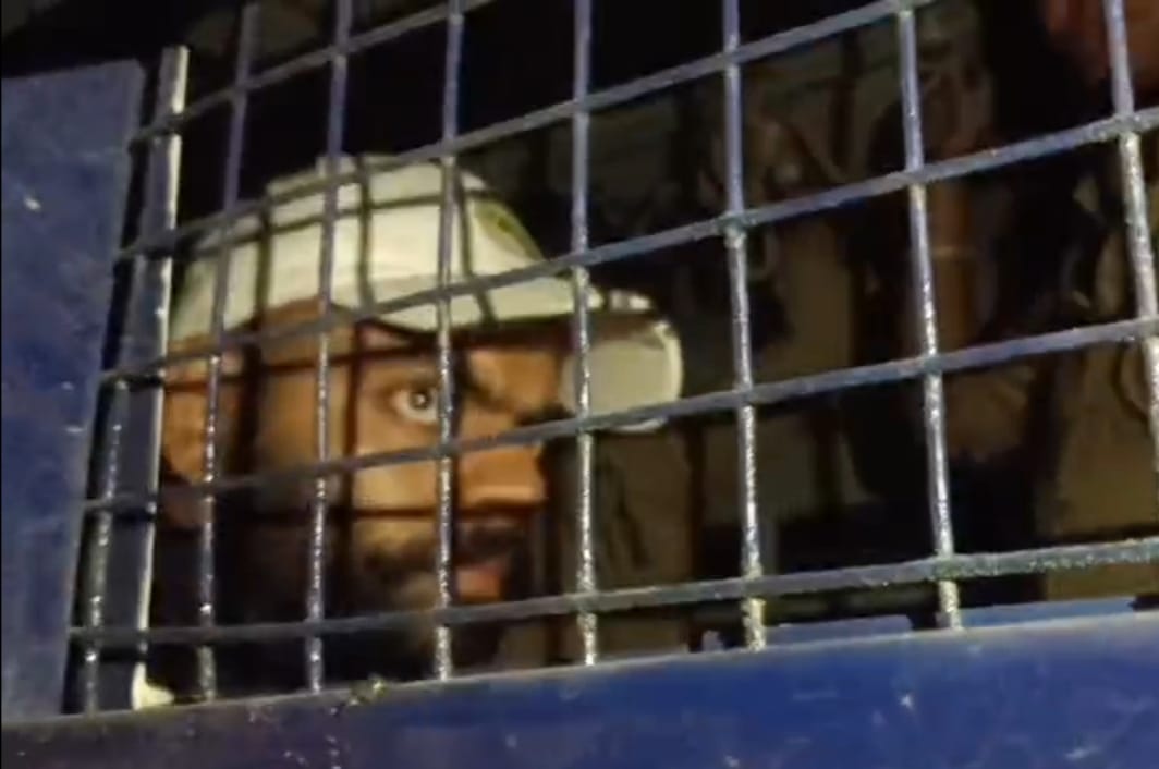 Ali arrived at the Prayagraj District Court under tAli arrived at the Prayagraj District Court under the security of over 150 police personnel.he security of over 150 police personnel.
