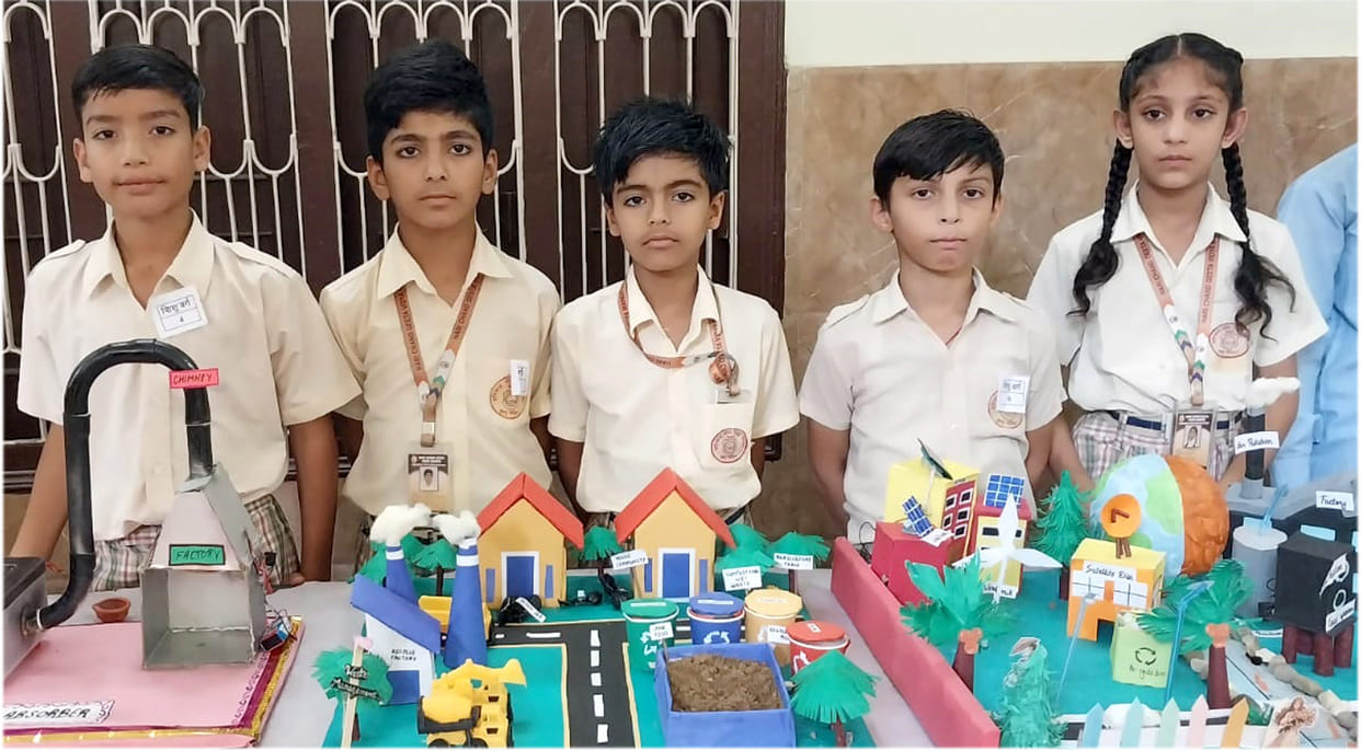 Students showcased their talent at the knowledge and science fair