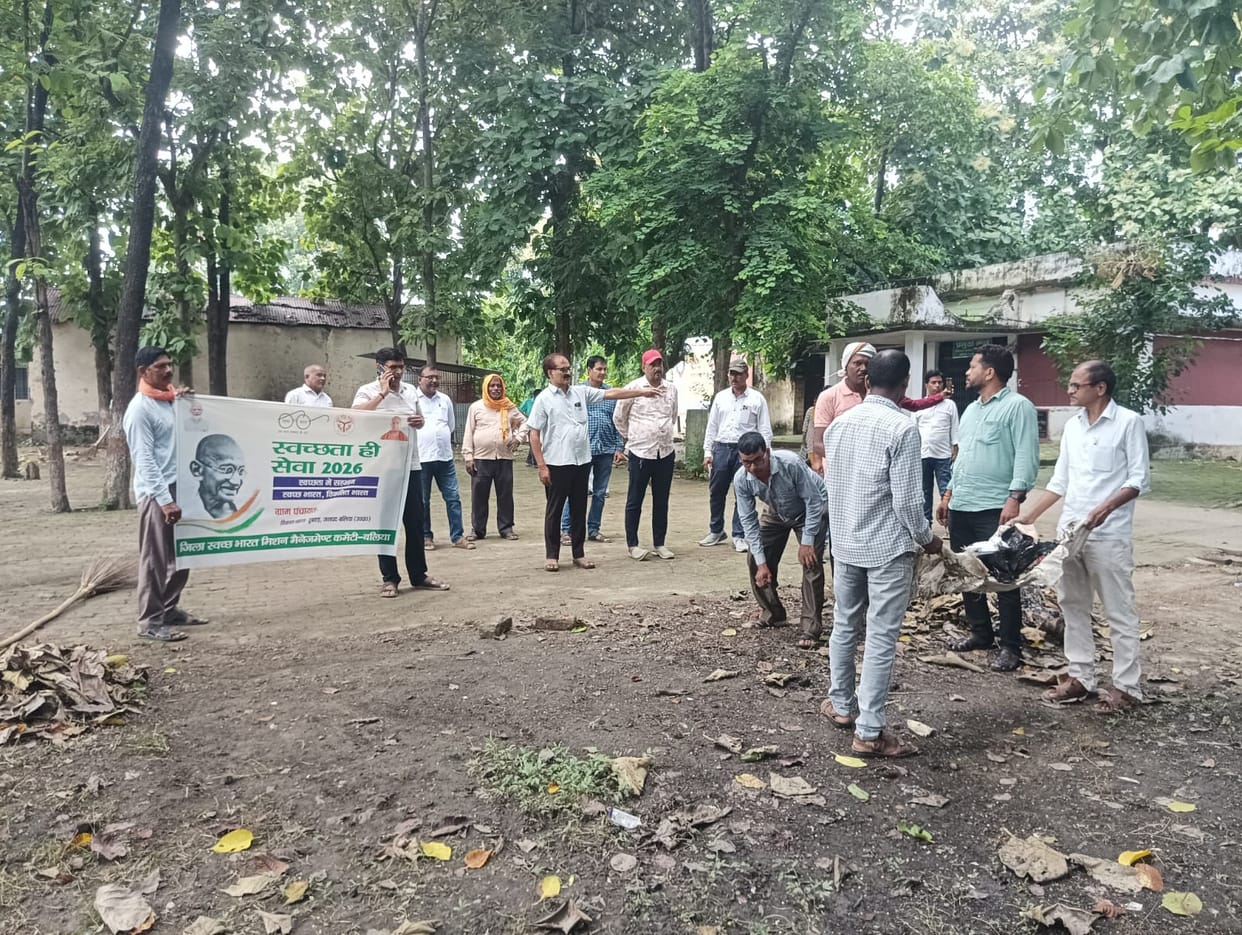 Public spaces gleam following cleanliness drive; secretaries sensitized.