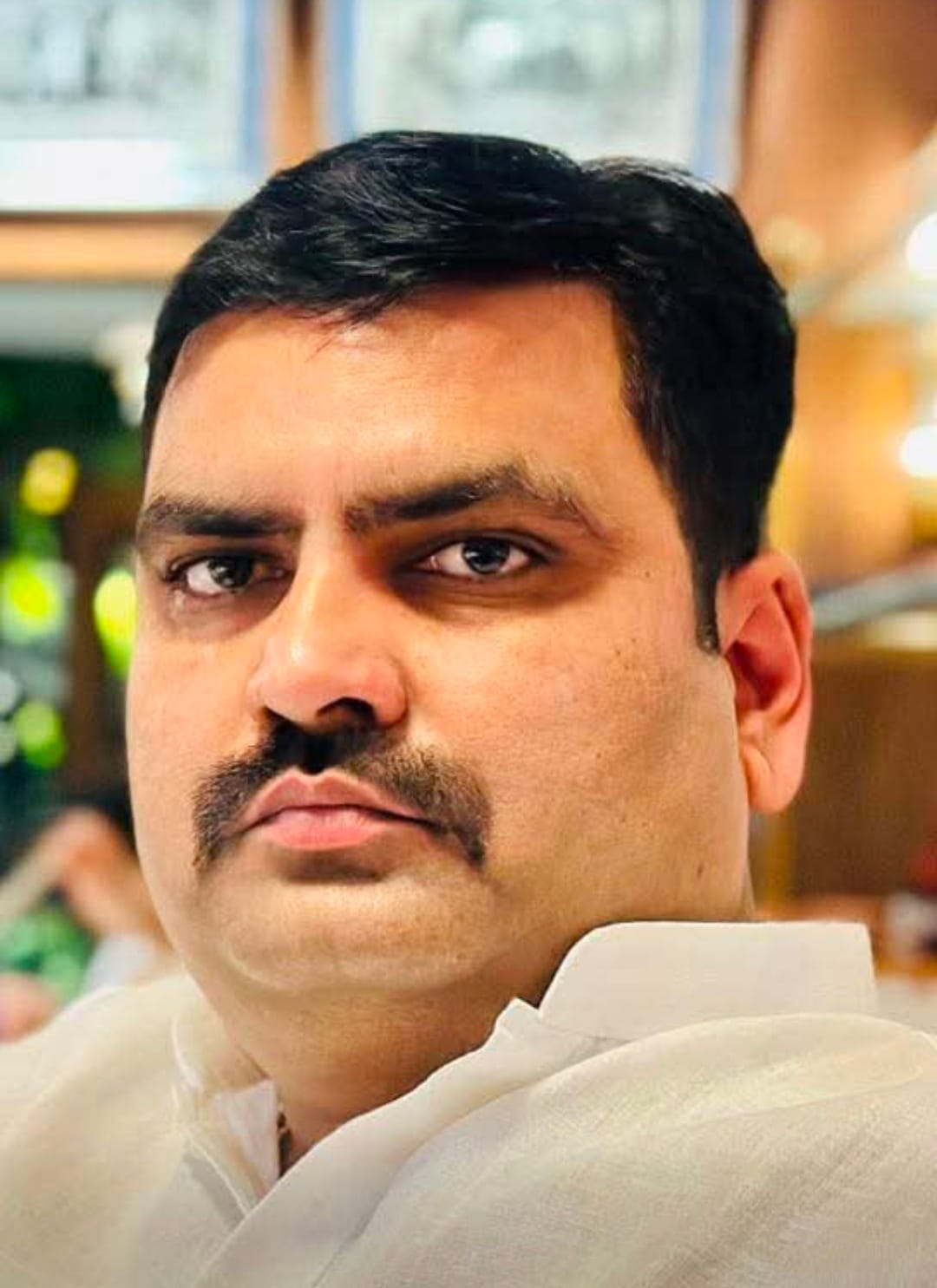 SUV overturns after colliding with car; Khalilabad MLA survives.