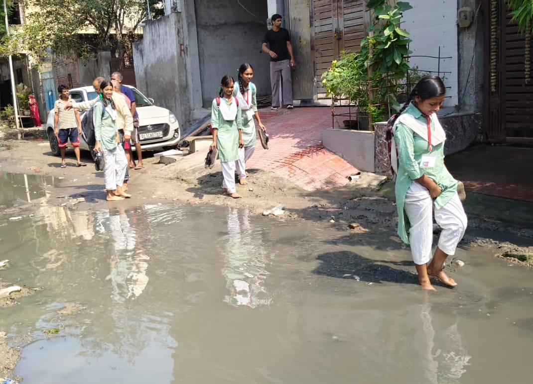 Gen Z and Gen Alpha staged a protest in Ghaziabad