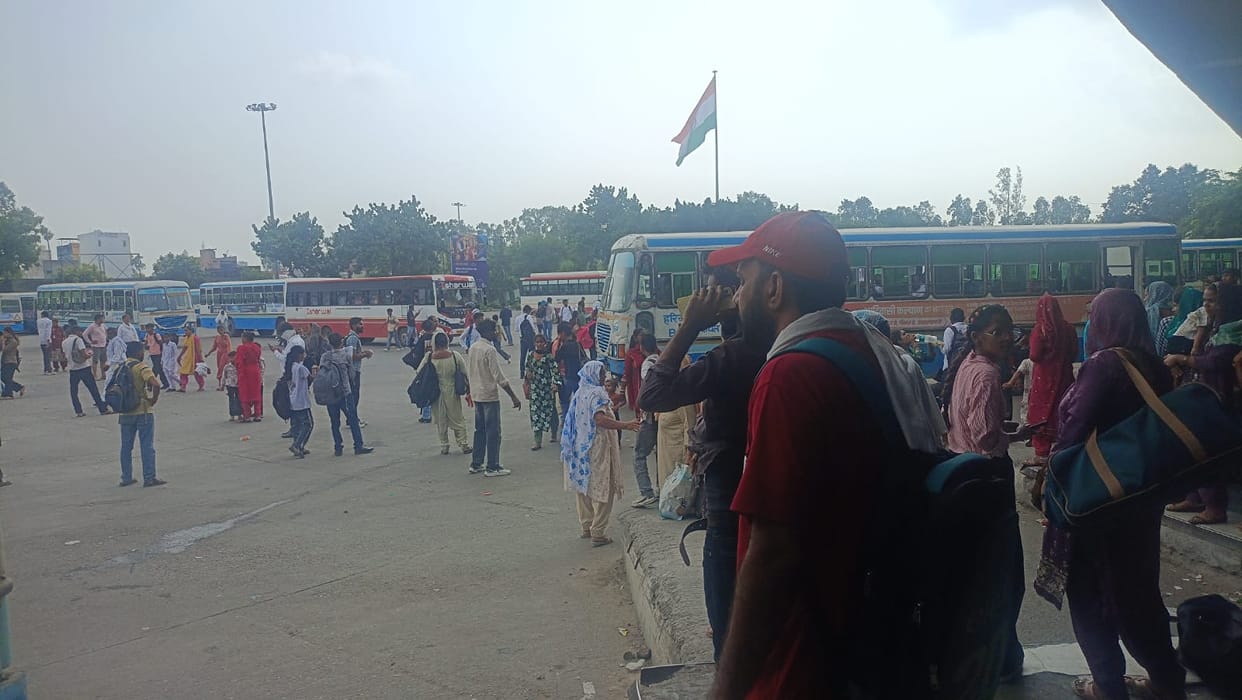 Two buses to Sirsa and one on the Jind-Chandigarh route cancelled in the morning; passengers inconvenienced.