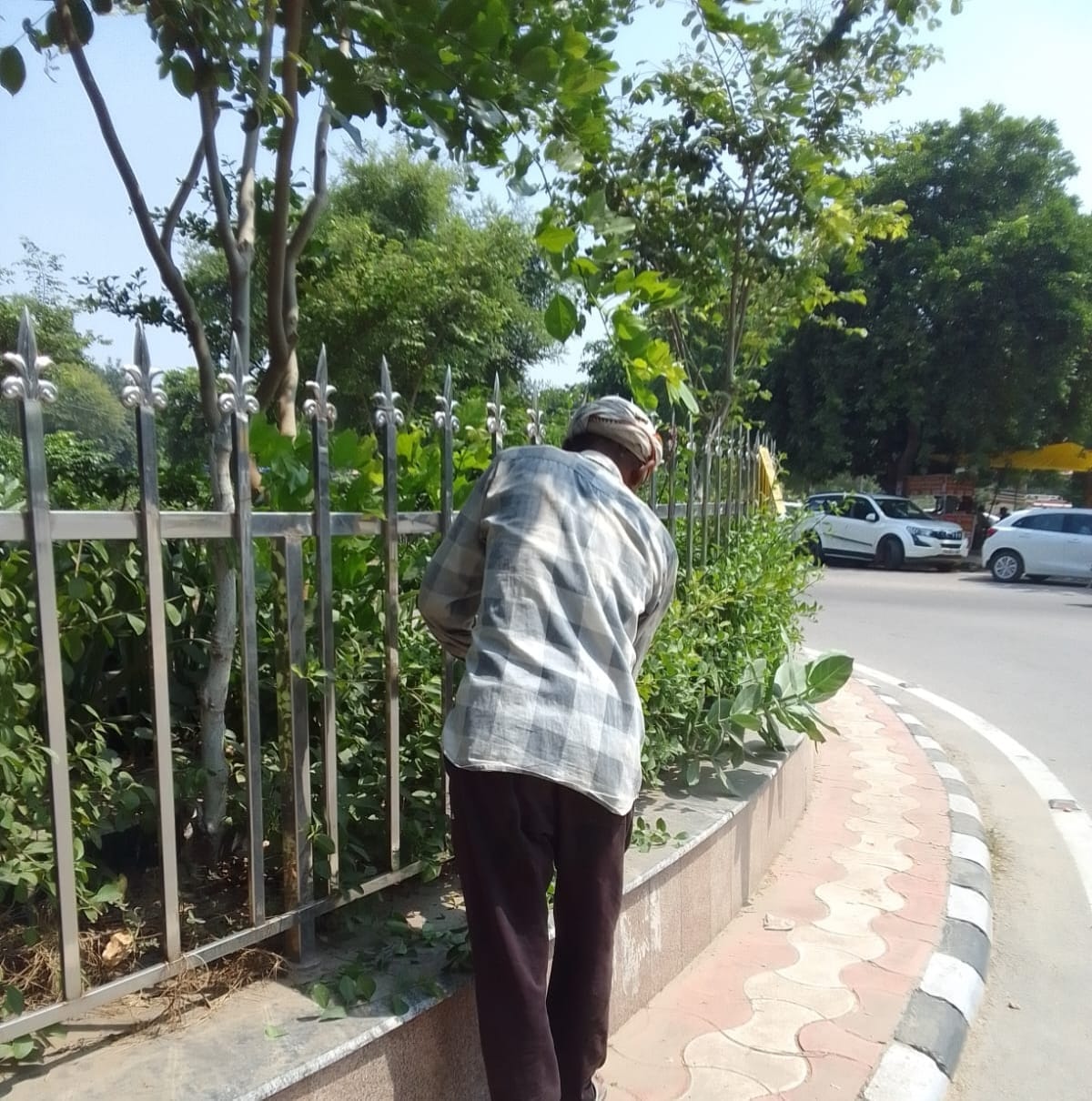 Road intersections beautified under the 'Seva Sankalp