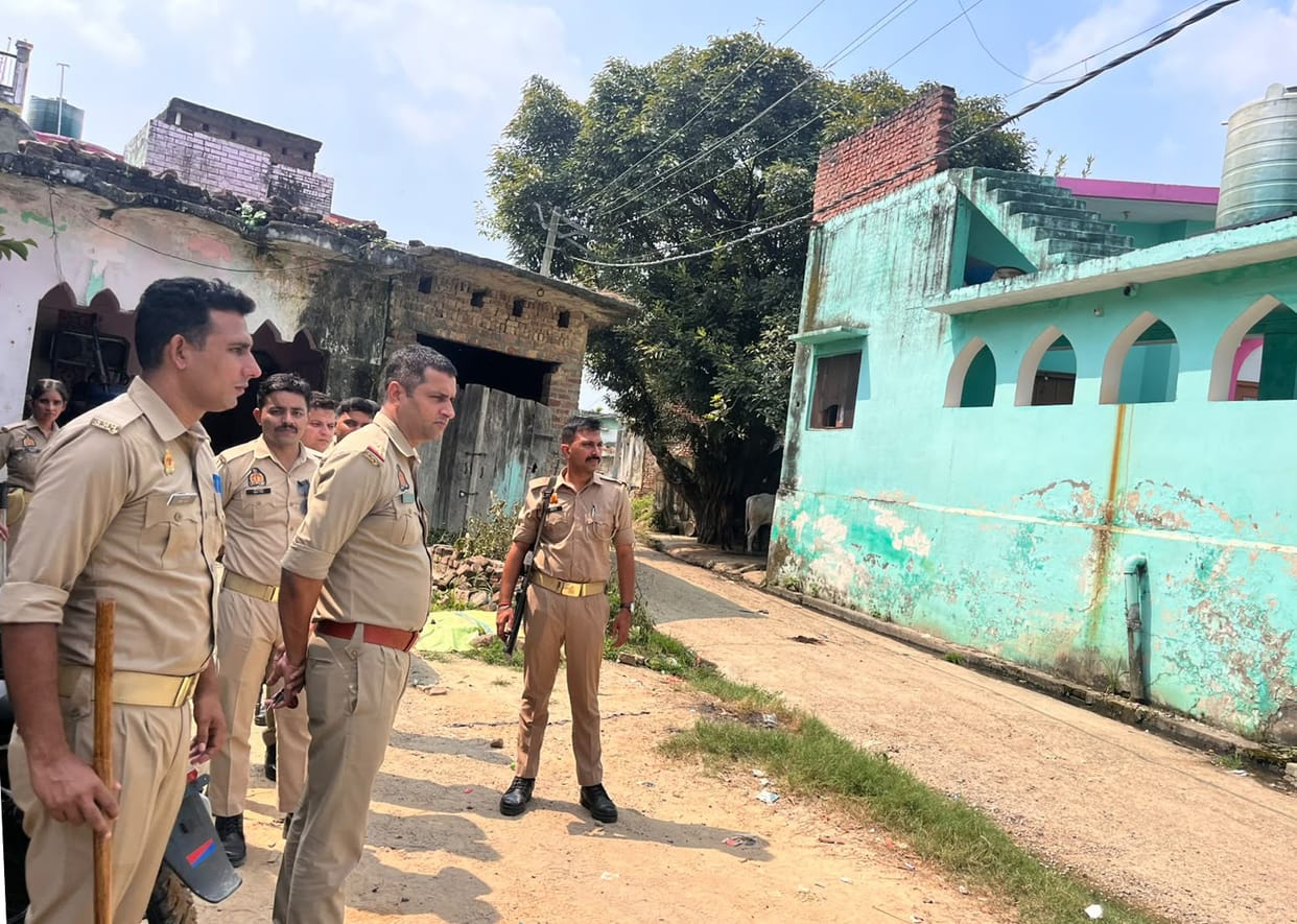 Heavy Police Deployment in Banhkala After Announcement of Hanuman Chalisa Recitation at Mosque