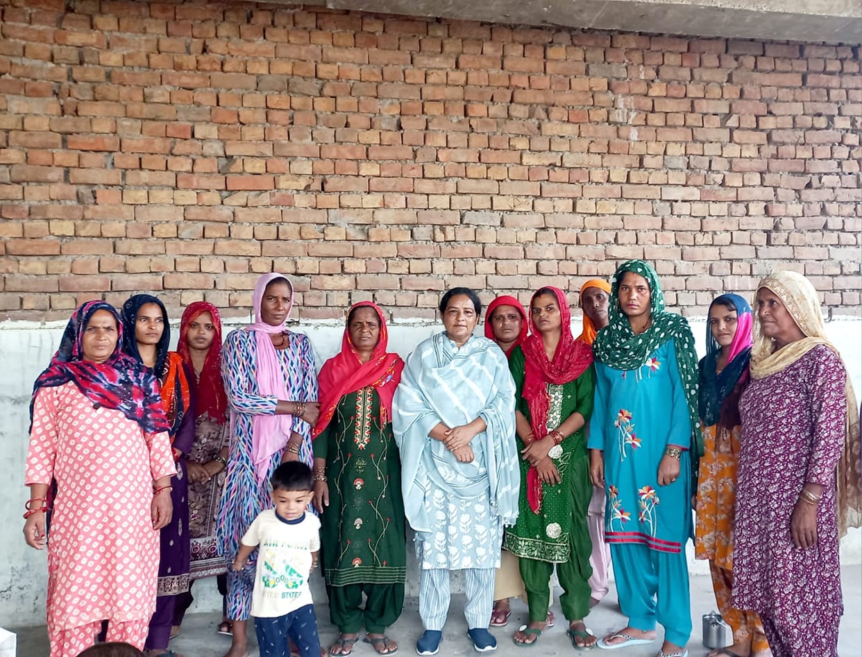Informed women about government schemes.