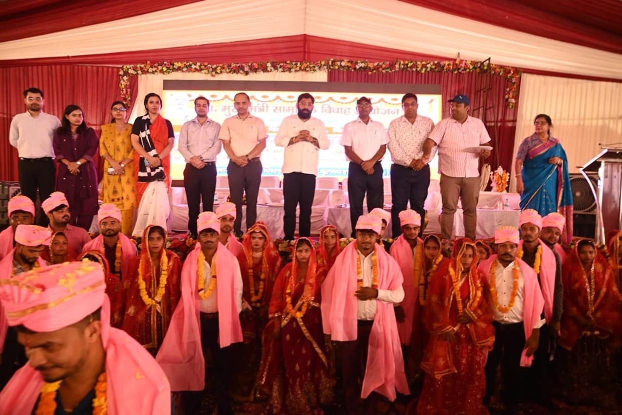 184 Hindu couples tied the nuptial knot, while Nikah was solemnized for 33 couples.