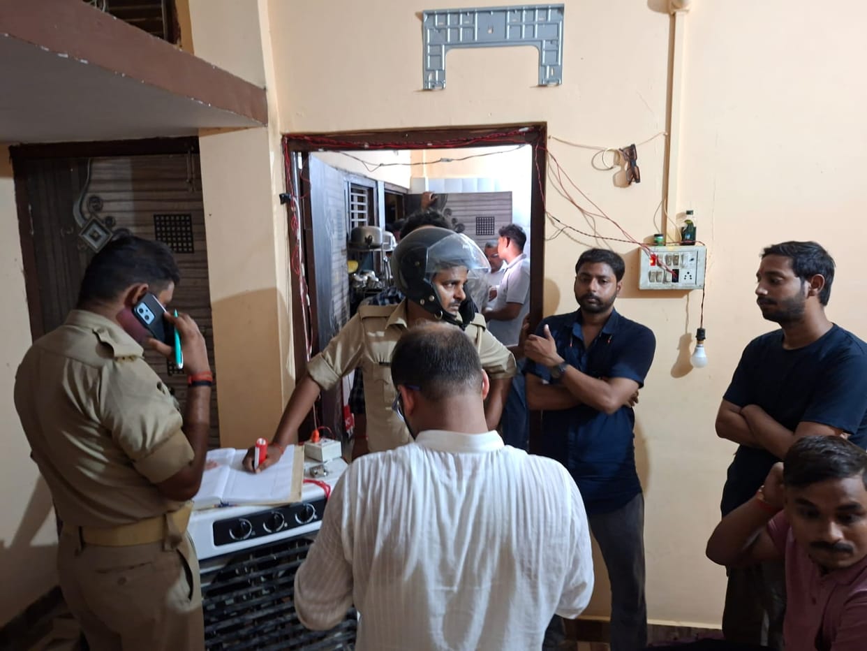 Returned home after getting medical treatment in Varanasi.