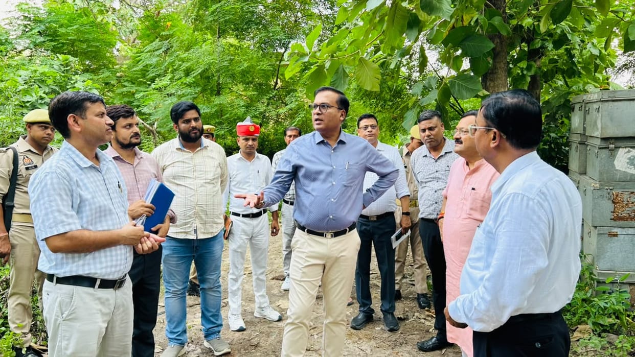 Government Inter College being revamped at a cost of 23 crore; DM inspects quality.