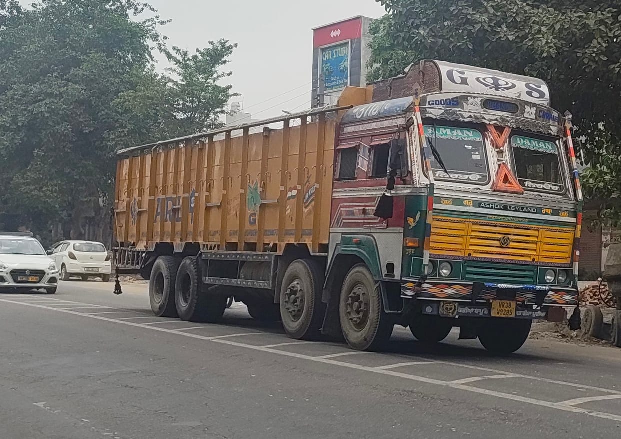 'No Entry' signs ignored; heavy vehicles speeding through the city.