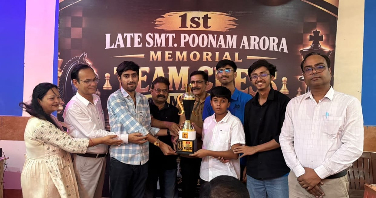 The 'Chess Tapasya' team emerged victorious in chess.