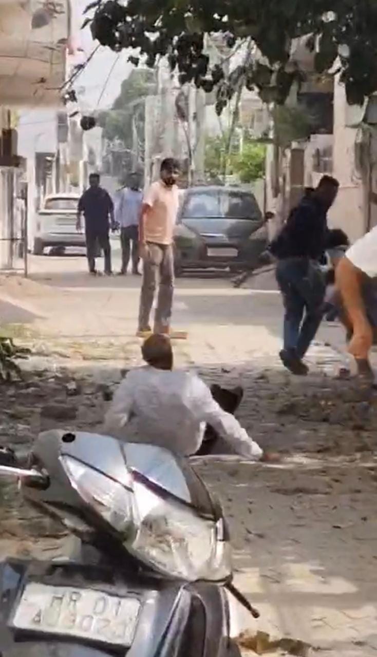 A bloody clash between a BJP ward member and a businessman left three injured.