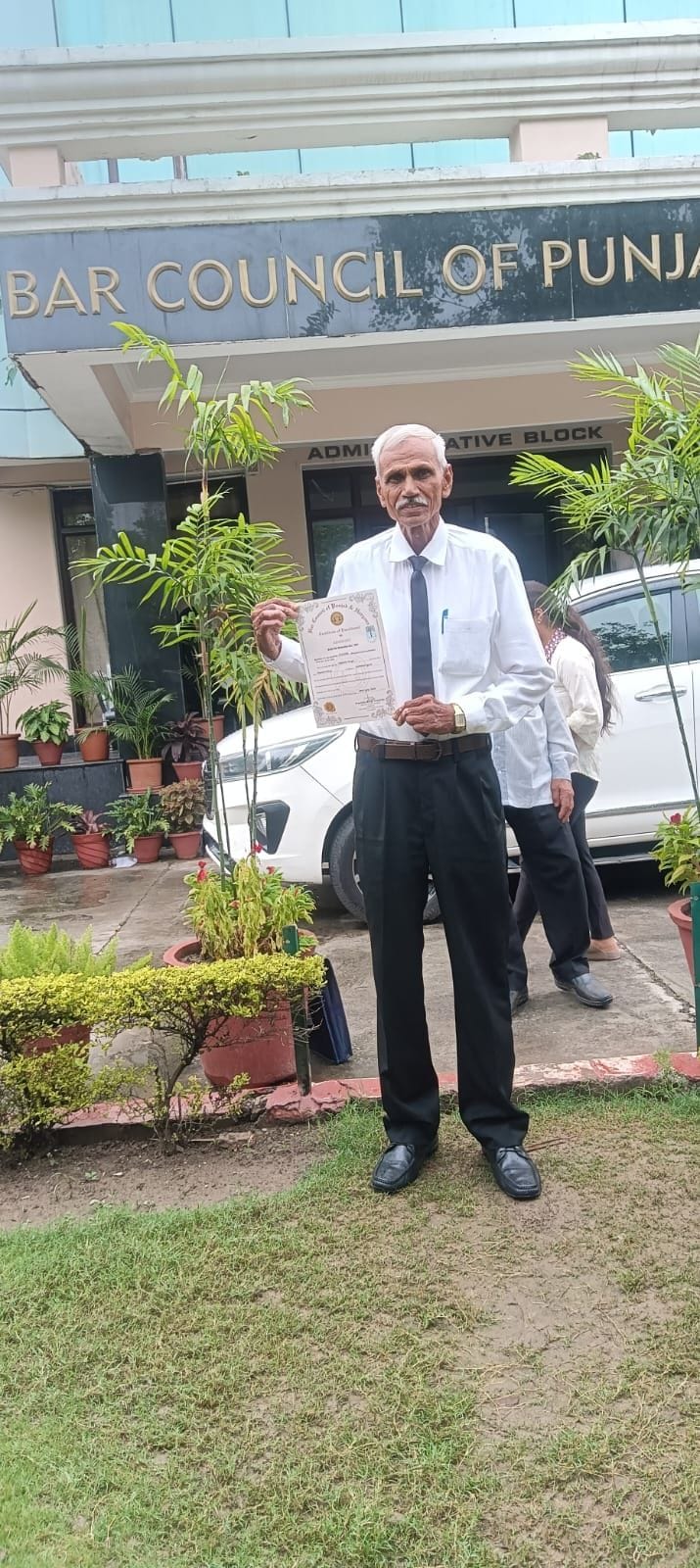 At the age of 65, retired soldier Vijendra Singh completed LLB with first class, now providing legal help to the poor.