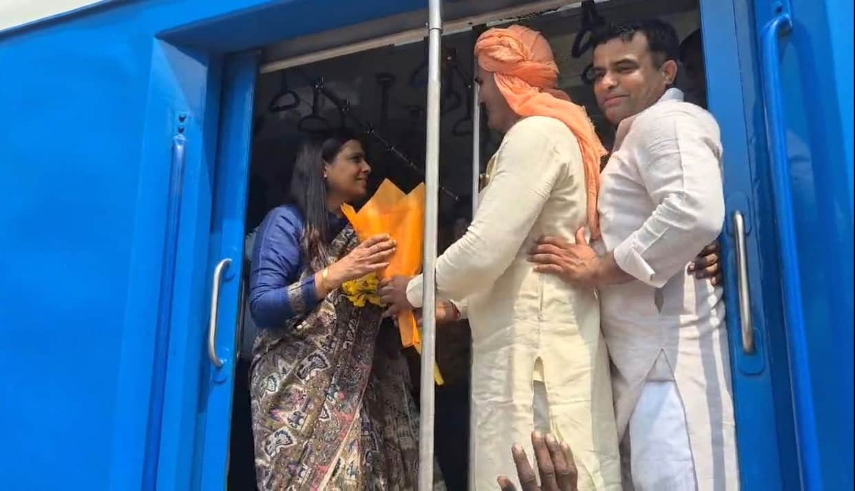 BJP state president travels in hydrogen train, says it's the beginning of a new era in railways