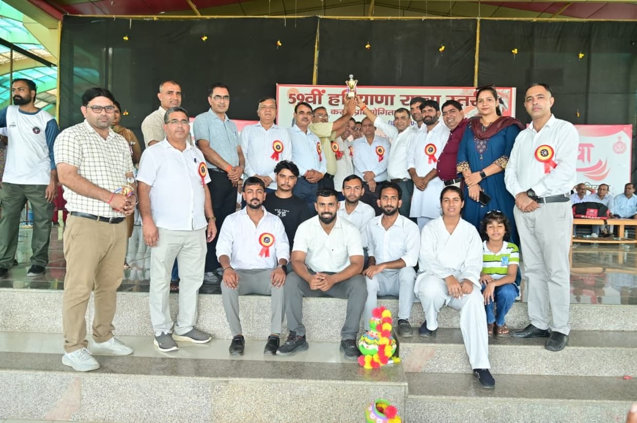 Somaya and Riddhi emerged as winners in the Under-17 and Under-19 categories, respectively, at the state-level school karate competition.