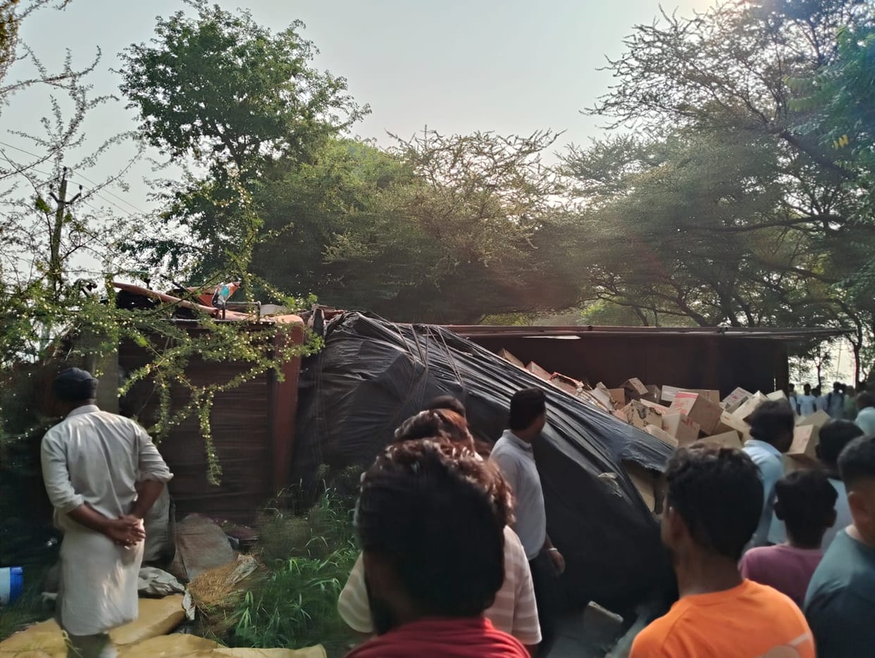 A truck collided with a tractor-trolley full of mustard harvesting workers, killing three people including two women and injuring 19, one referred to Bathinda AIIMS and six to Agroha Medical College.