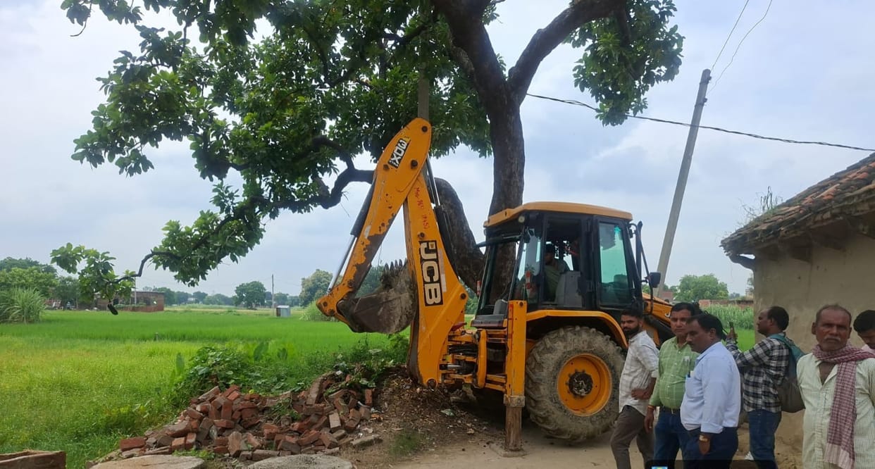 Bulldozer used to clear 20-year-old encroachment