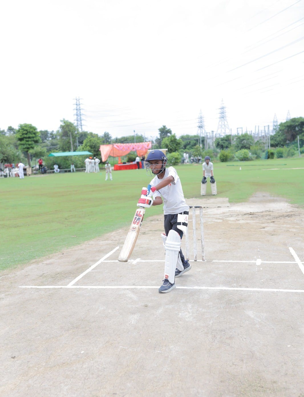 No government cricket coach in the district; players are training under private instructors.