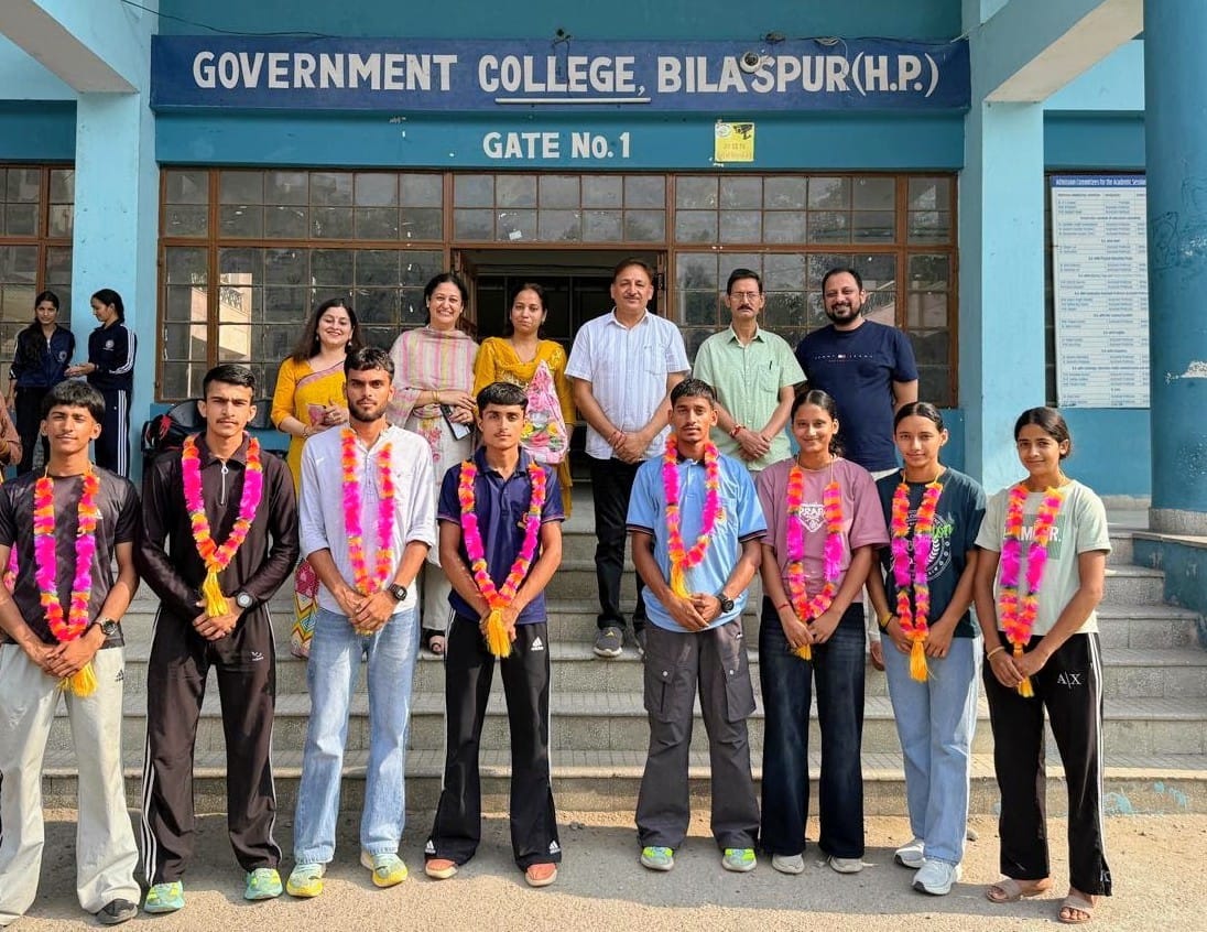 Bilaspur college students dominate the Red Run Marathon.