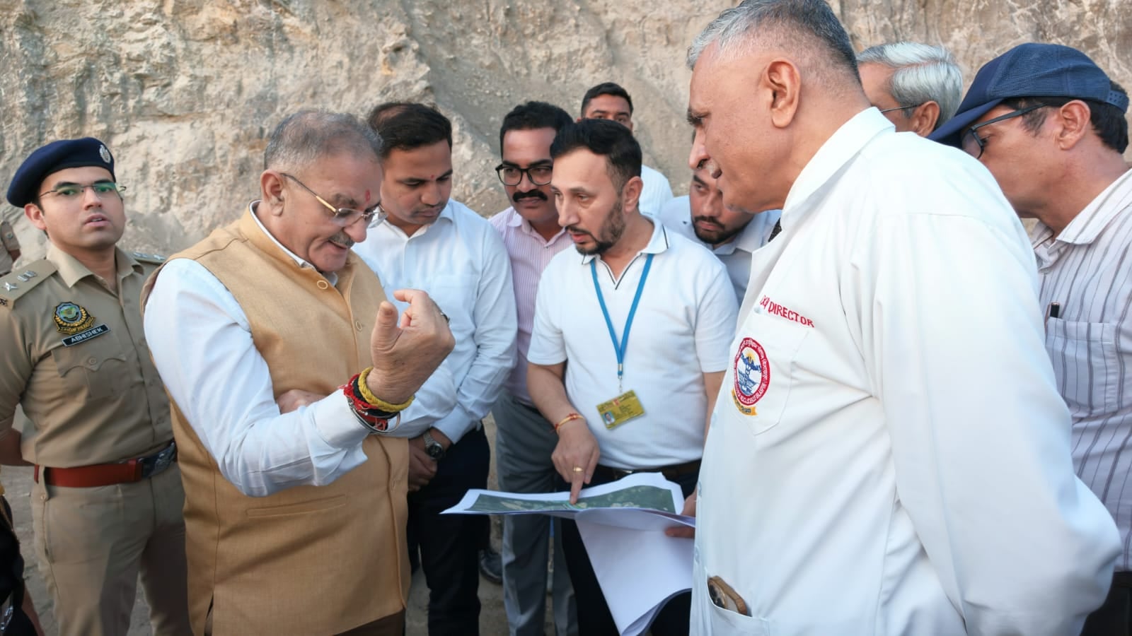 Four-lane preparations inspected before President's visit