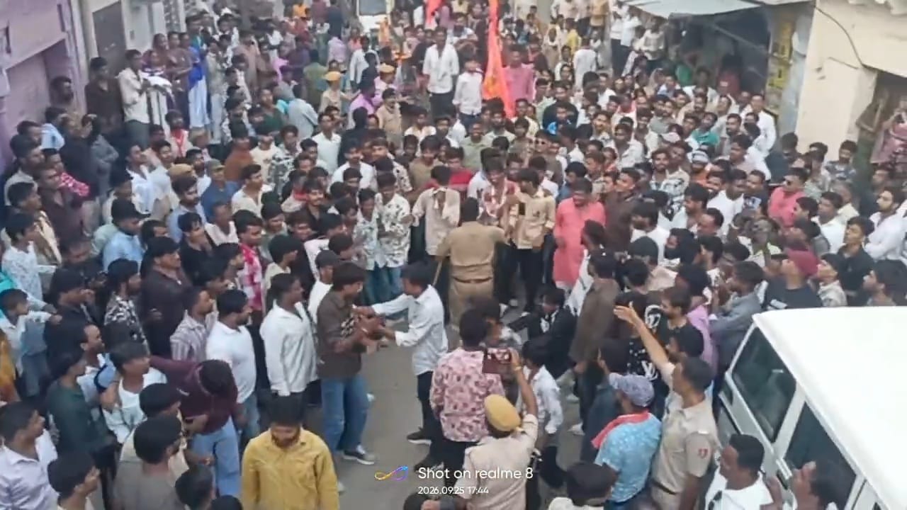 बूंदी में गणेश विसर्जन जुलूस को लेकर विवाद