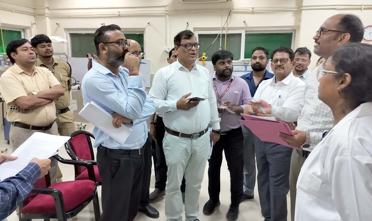 An NHM team from Lucknow inspected the arrangements at the 100-bed facility