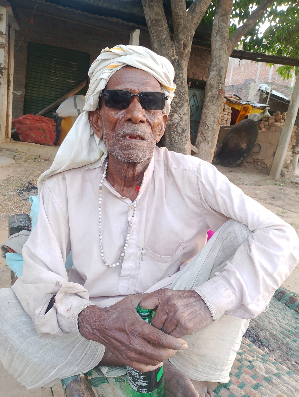 Speeding car runs over elderly man; he dies.