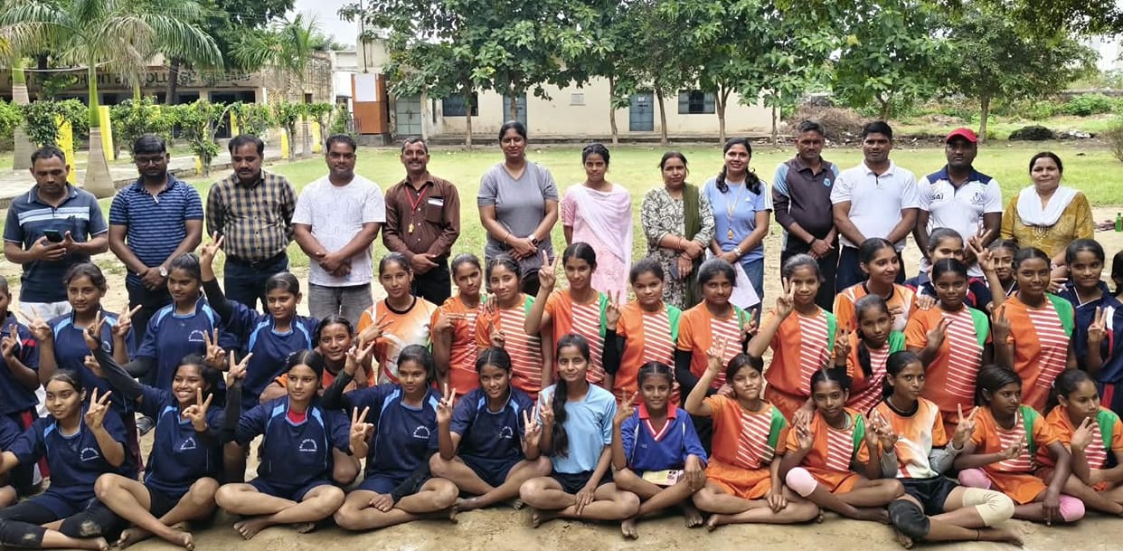 Nagla Kashi girls triumph in Kabaddi.