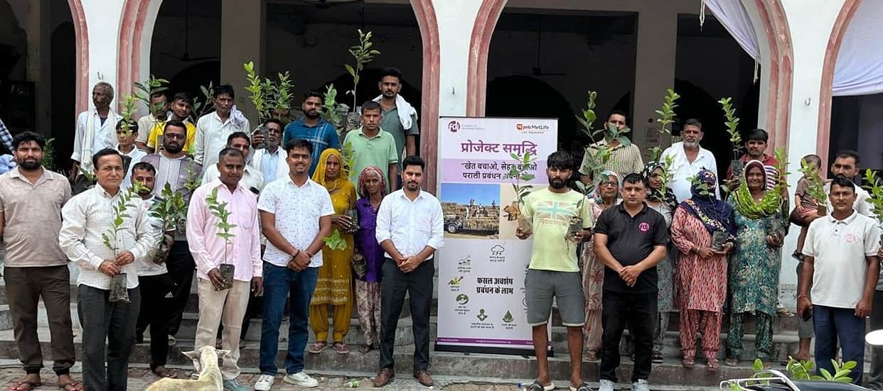 Farmers in Uchana took an oath not to burn stubble.