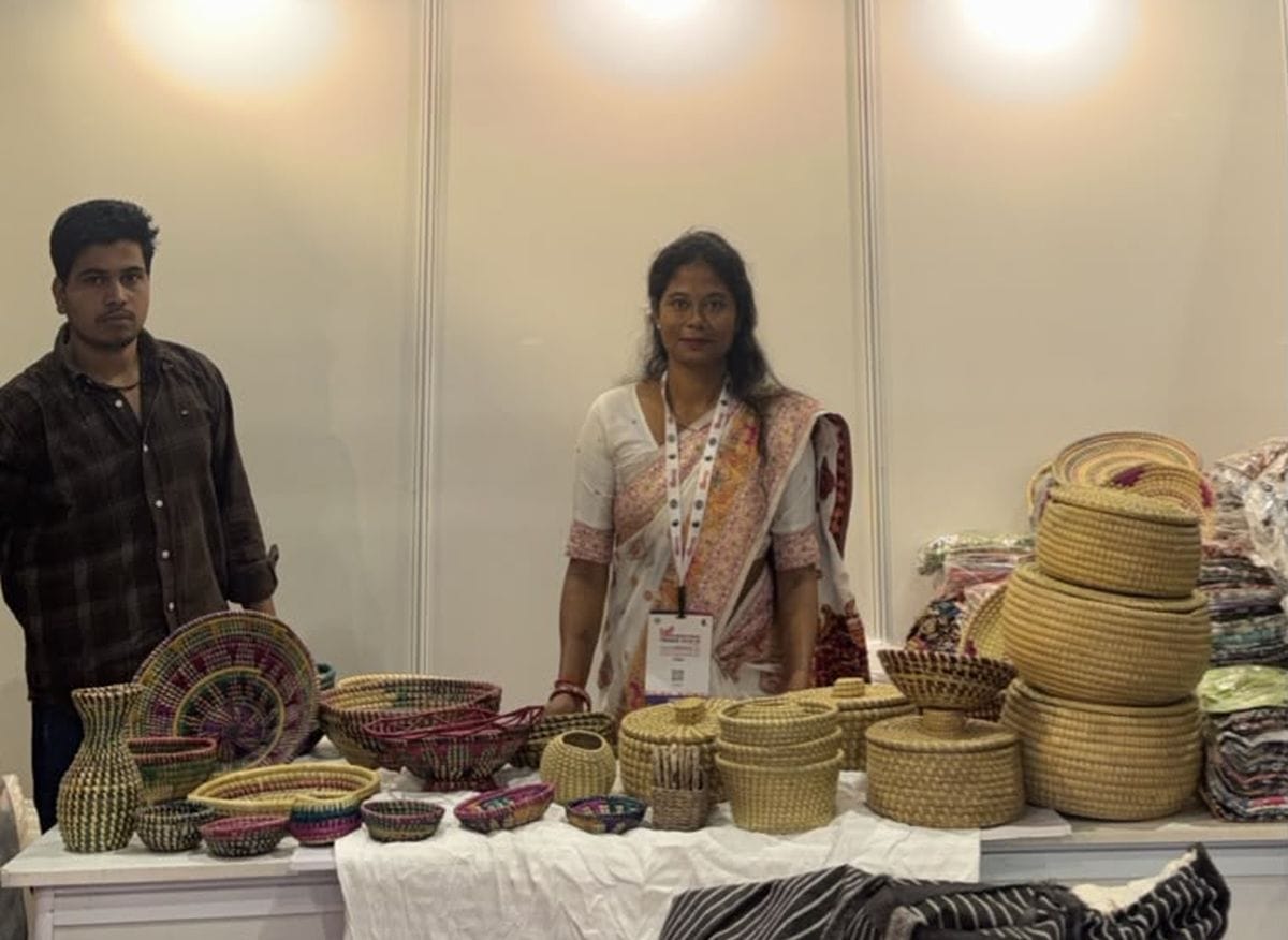 Products of four entrepreneurs from the district showcased at the trade show