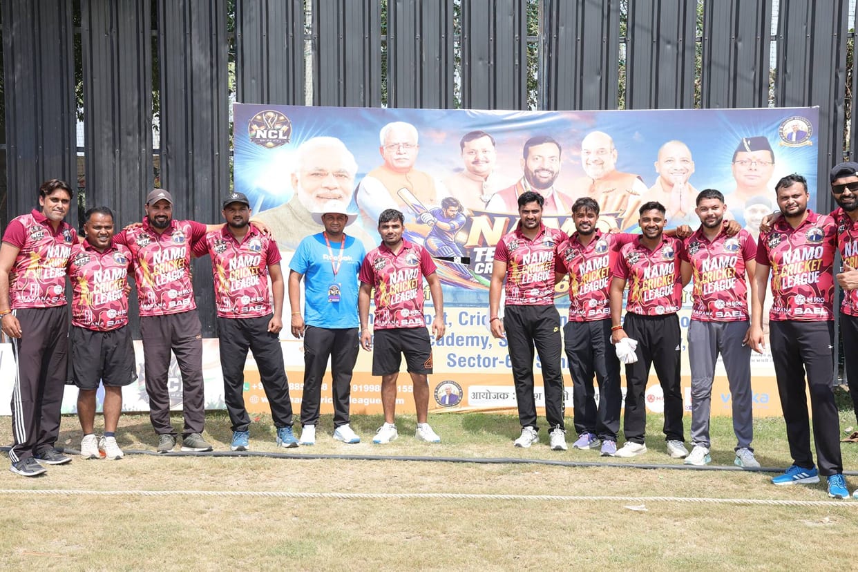Patel Nagar Sonipat Titans became the zone champion in Namo Cricket League