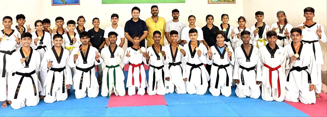 90 athletes showcased their skills at the Taekwondo competition.