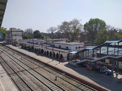 जाखल रेलवे स्टेशन का द्रश्य