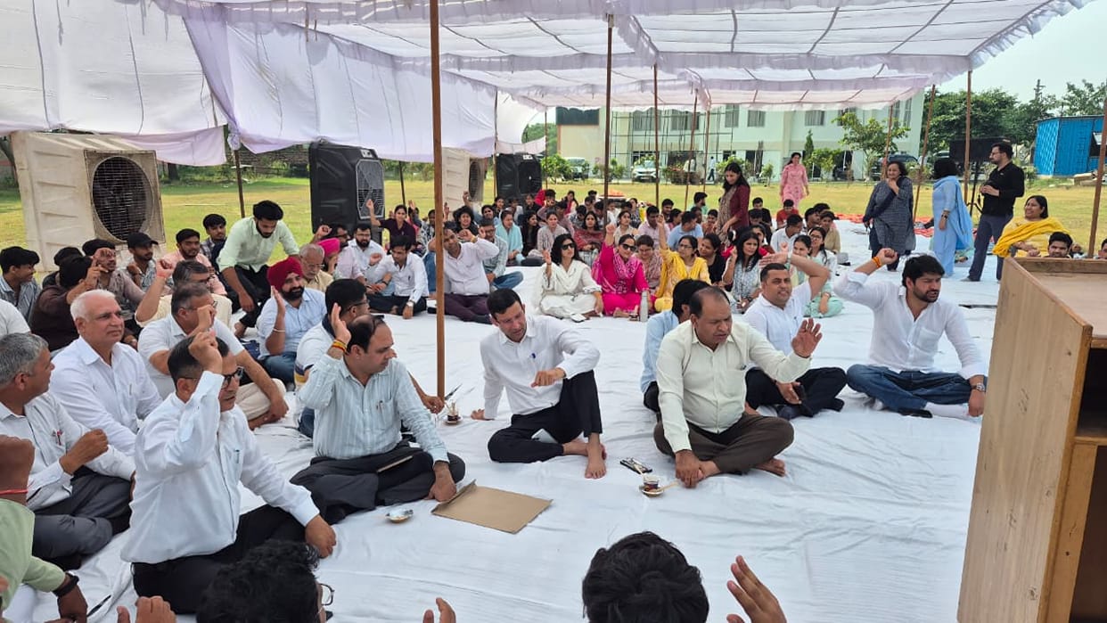 Sit-in protest at IGU over demands; call for the government to