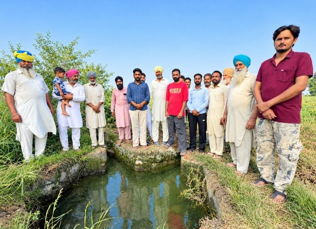 protest against canal water lack