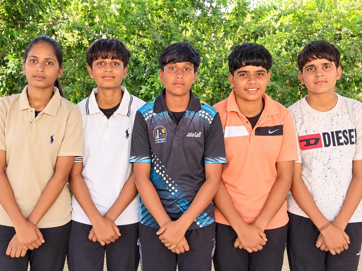 5 woman players selected in district kabaddi team