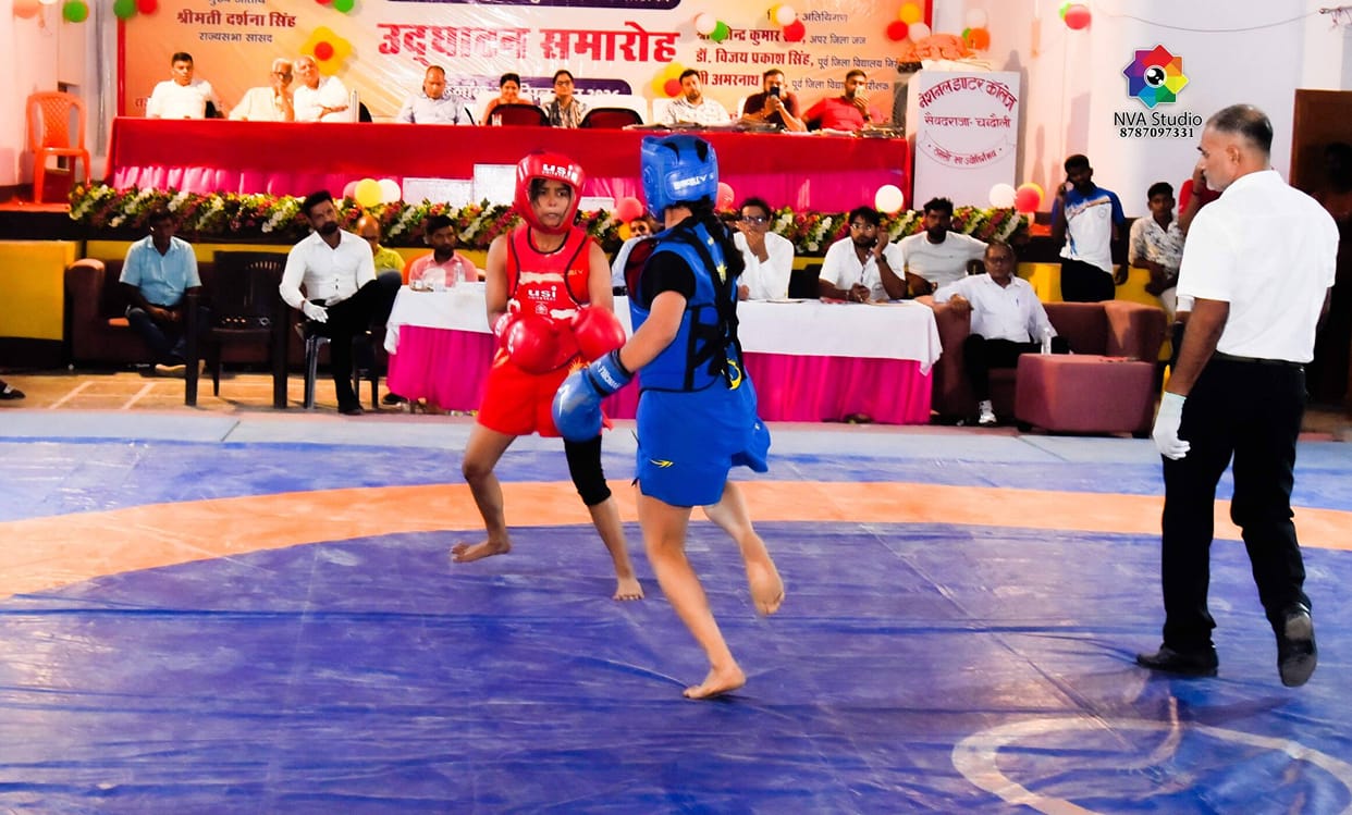 Athletes displayed their prowess in thrilling Wushu bouts.