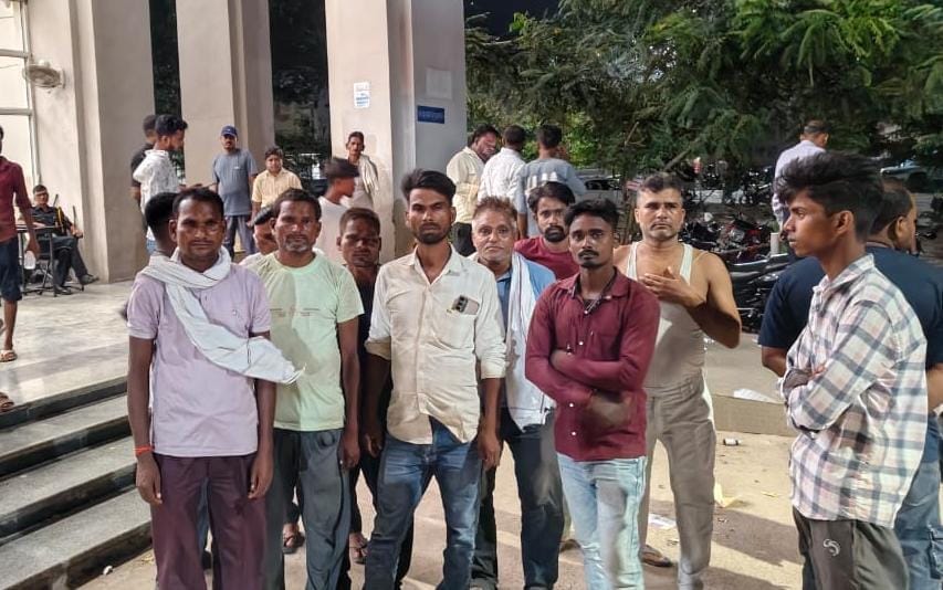 Worker dies after falling from third floor of private school.