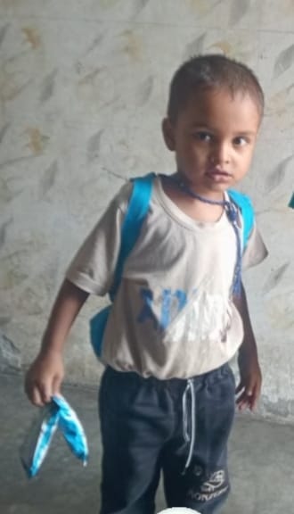 Four-year-old child dies after drowning in a pond.