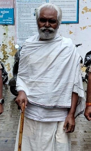 थाना सदर बाजार पुलिस की गिरफ्त में आरोपी राजेंद्र कुमार। स्रोत: पुलिस