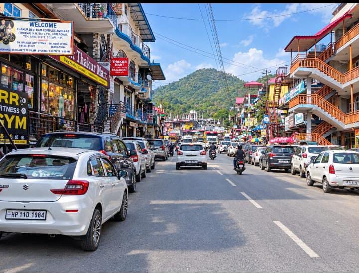 Parking facilities for over 5,000 vehicles inadequate in Darlaghat industrial town.