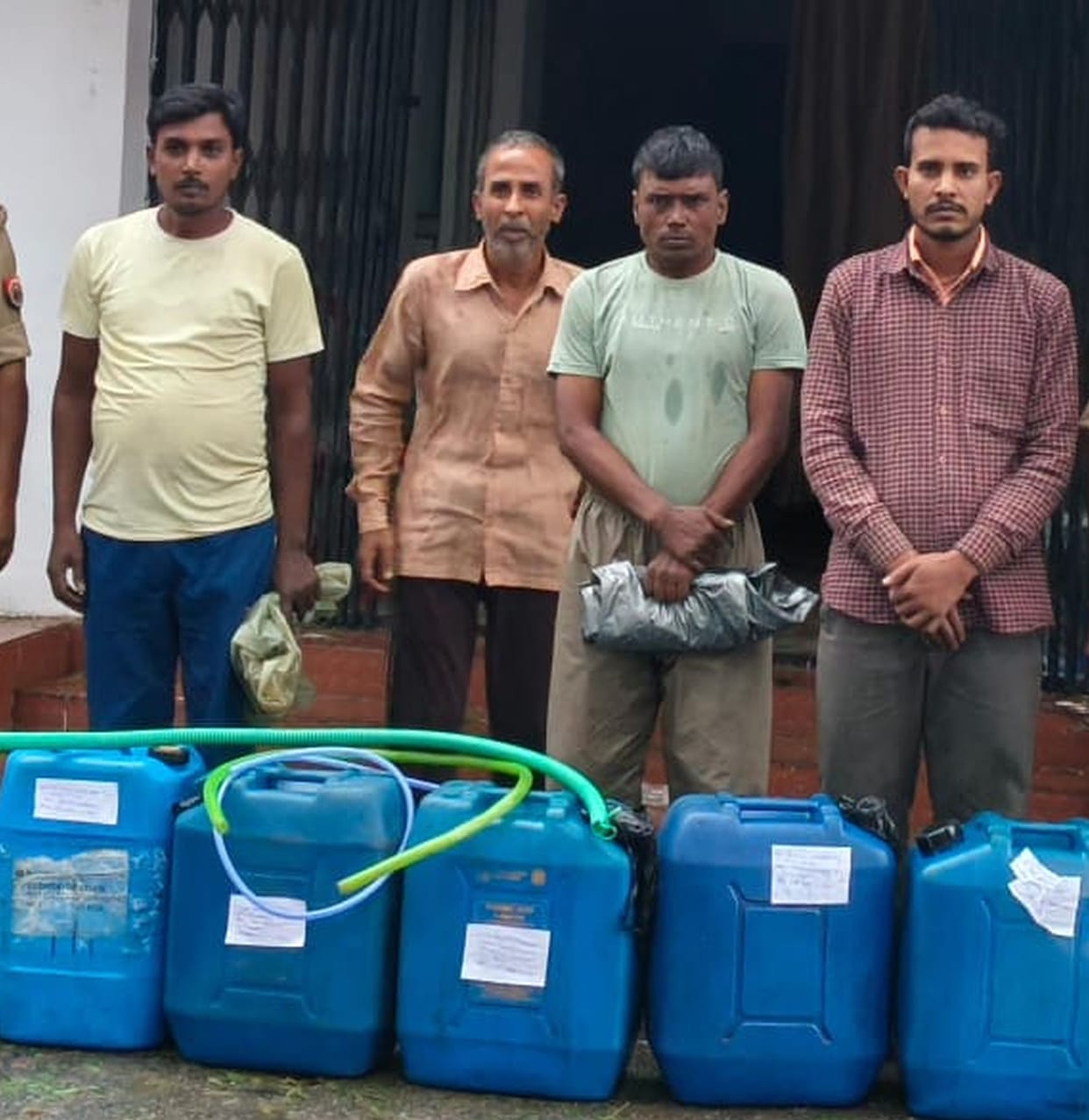 Four accused arrested for stealing diesel from trucks