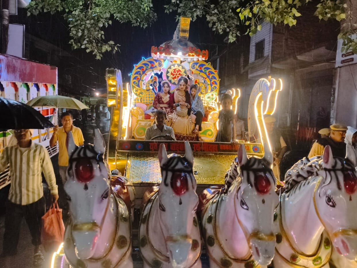Even twelve hours of continuous rain could not stop Kansa's procession