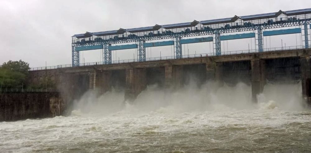 62,000 cusecs of water was released from Lahchura and 48,000 cusecs from Urmil Dam.