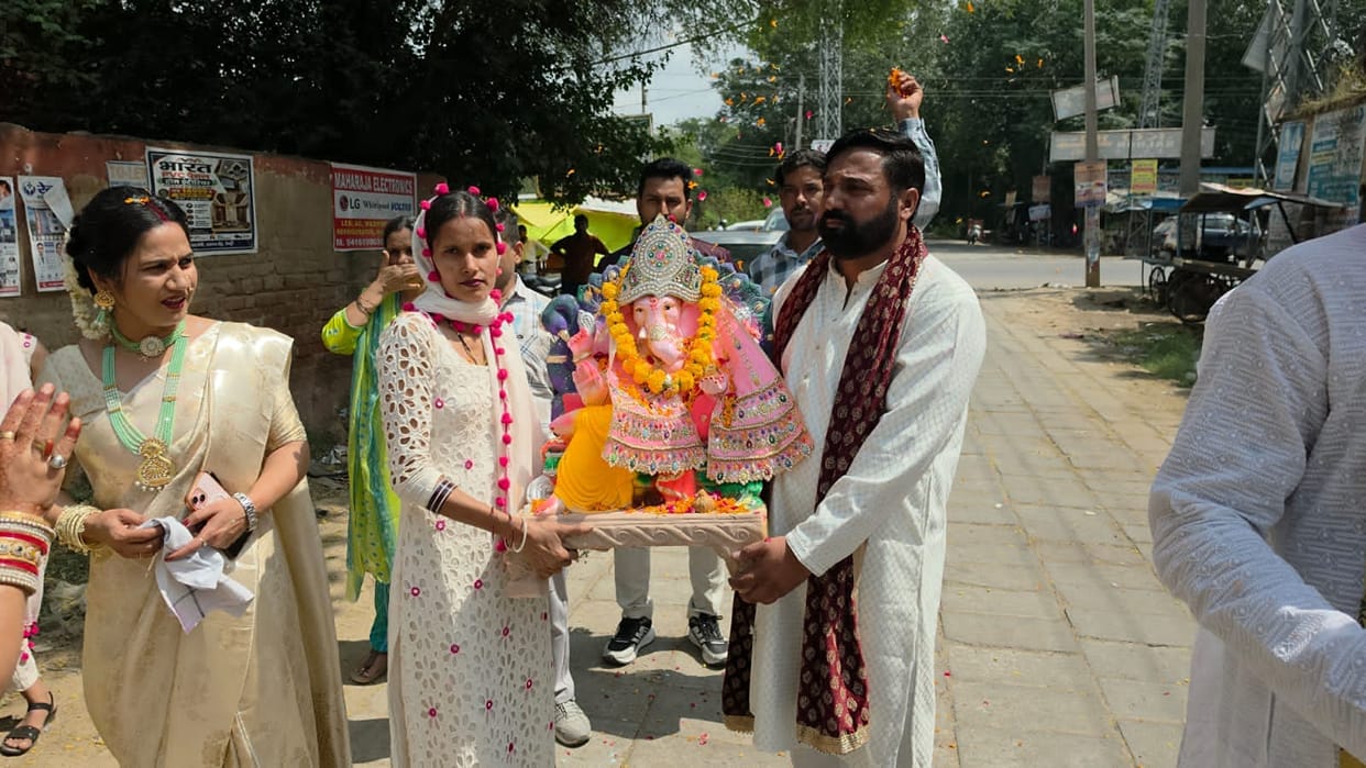 Ganpati Bappa's immersion was celebrated with great fanfare.