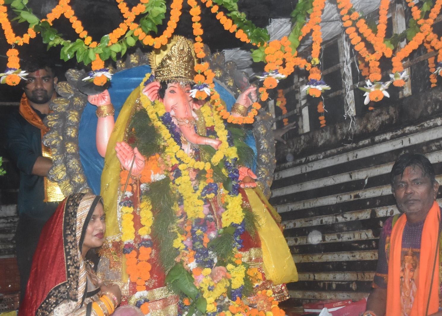 गणेश प्रतिमा। स्रोत: श्रद्धालु