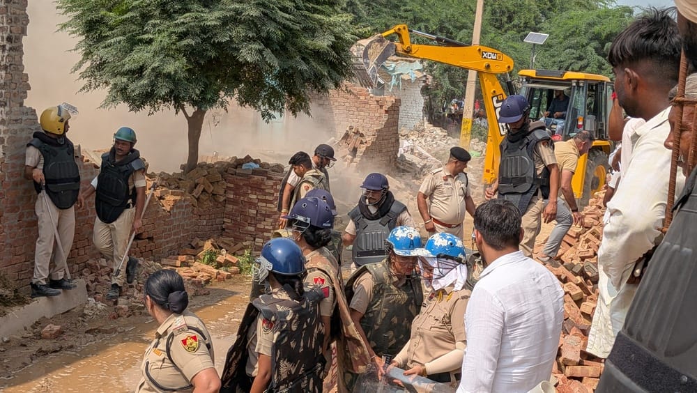 encroachment of 57 houses erased