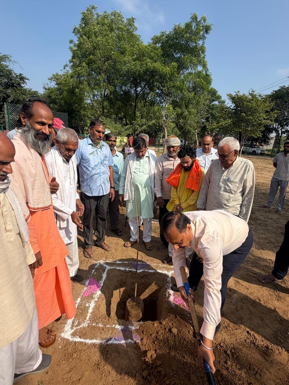 Launch of Biodiversity Park and Amrit Sarovar Project