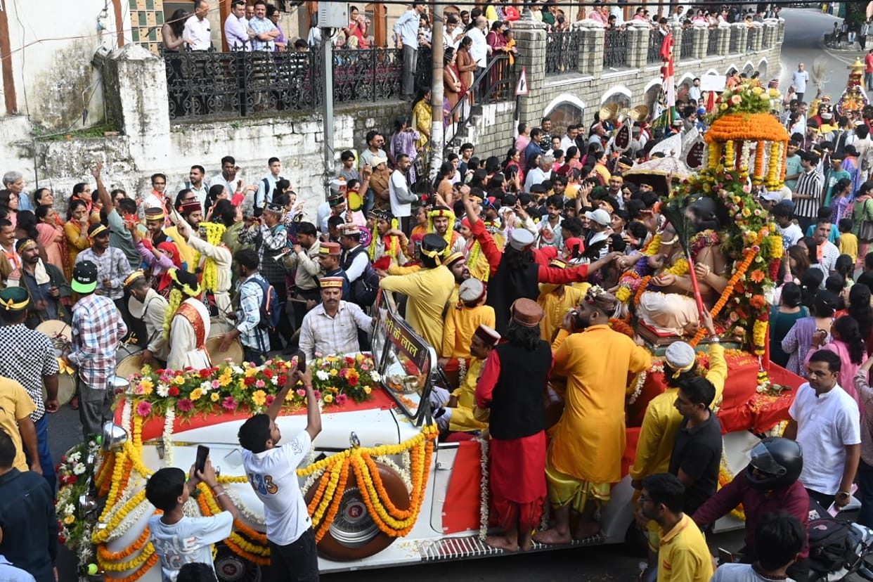 Bappa given an emotional farewell with a procession.